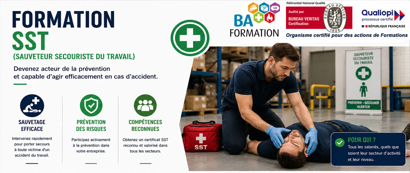 Formation SST — Sauveteur Secouriste du Travail — BA Formation