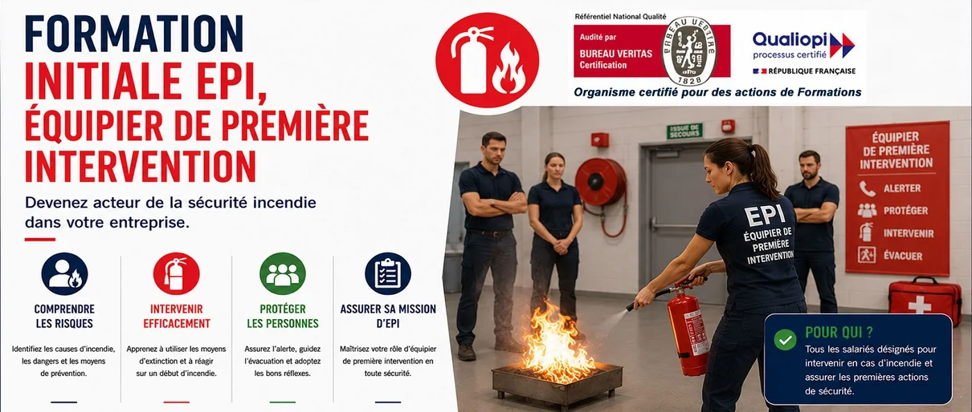 Formation initiale EPI — Équipier de Première Intervention — BA Formation