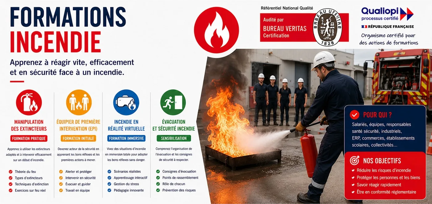 Formations incendie — BA Formation