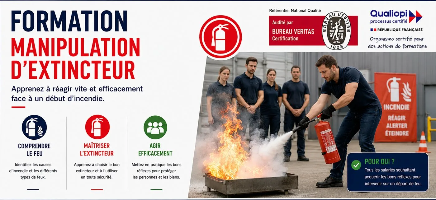Formation Manipulation des extincteurs — BA Formation