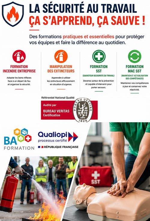 BA Formation — la sécurité au travail, ça s’apprend